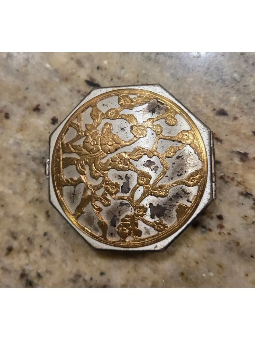Vintage Langlois New York Shari with Powder Compact Antique